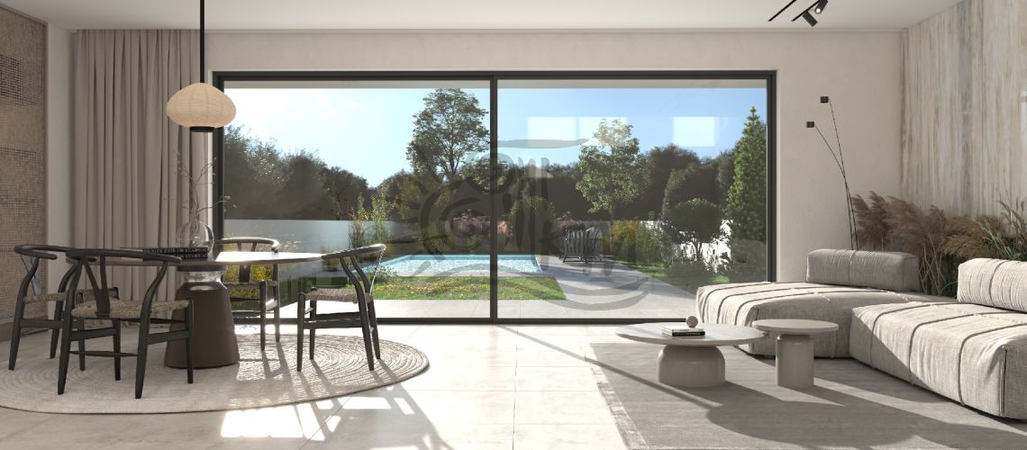 Heraklion, Mesampelies. Luxuriöse Maisonette-Wohnung im Erdgeschoss mit 99 m², privatem Pool und Garten zu verkaufen. property first image