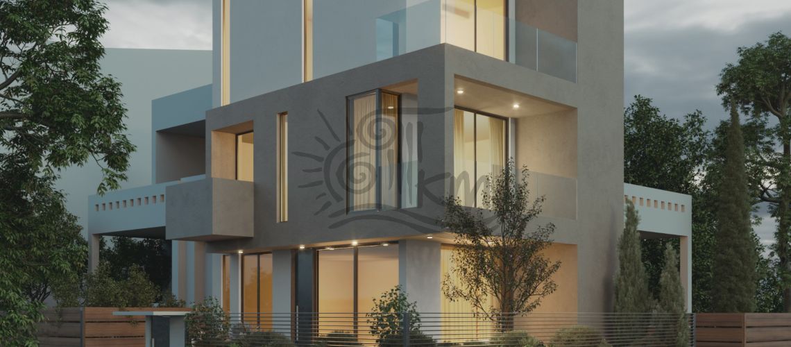 Heraklion, Mesampelies. È in vendita una lussuosa casa indipendente con una superficie totale di 149,64 mq e giardino privato in una posizione eccellente. property first image